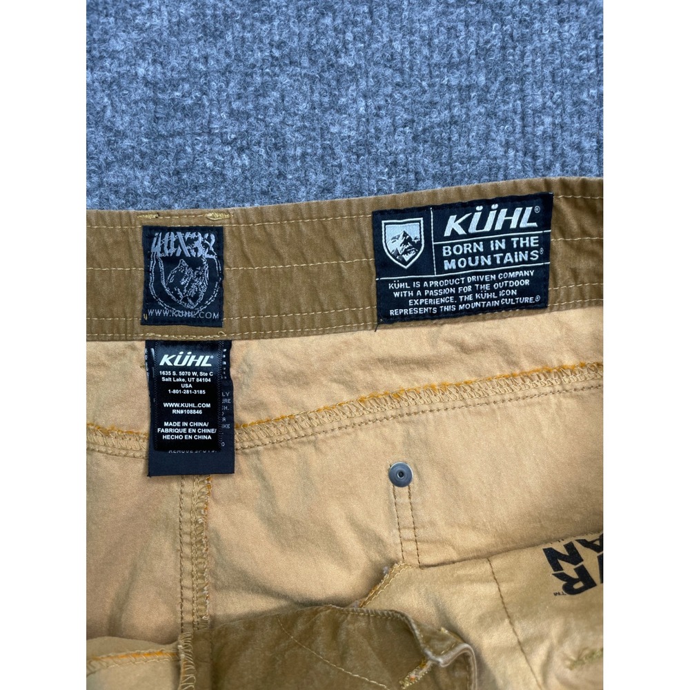 Kuhl Revolvr Lean Pants Mens 40x32 Brown Uberkuhl Articulated Knee Outdoor - Picture 4 of 12